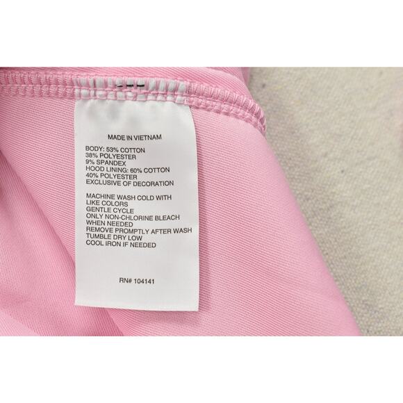 DSG Women's Pink Crush Sport Fleece 1/4 Zip Hoodie Regular Size M - Picture 7 of 8